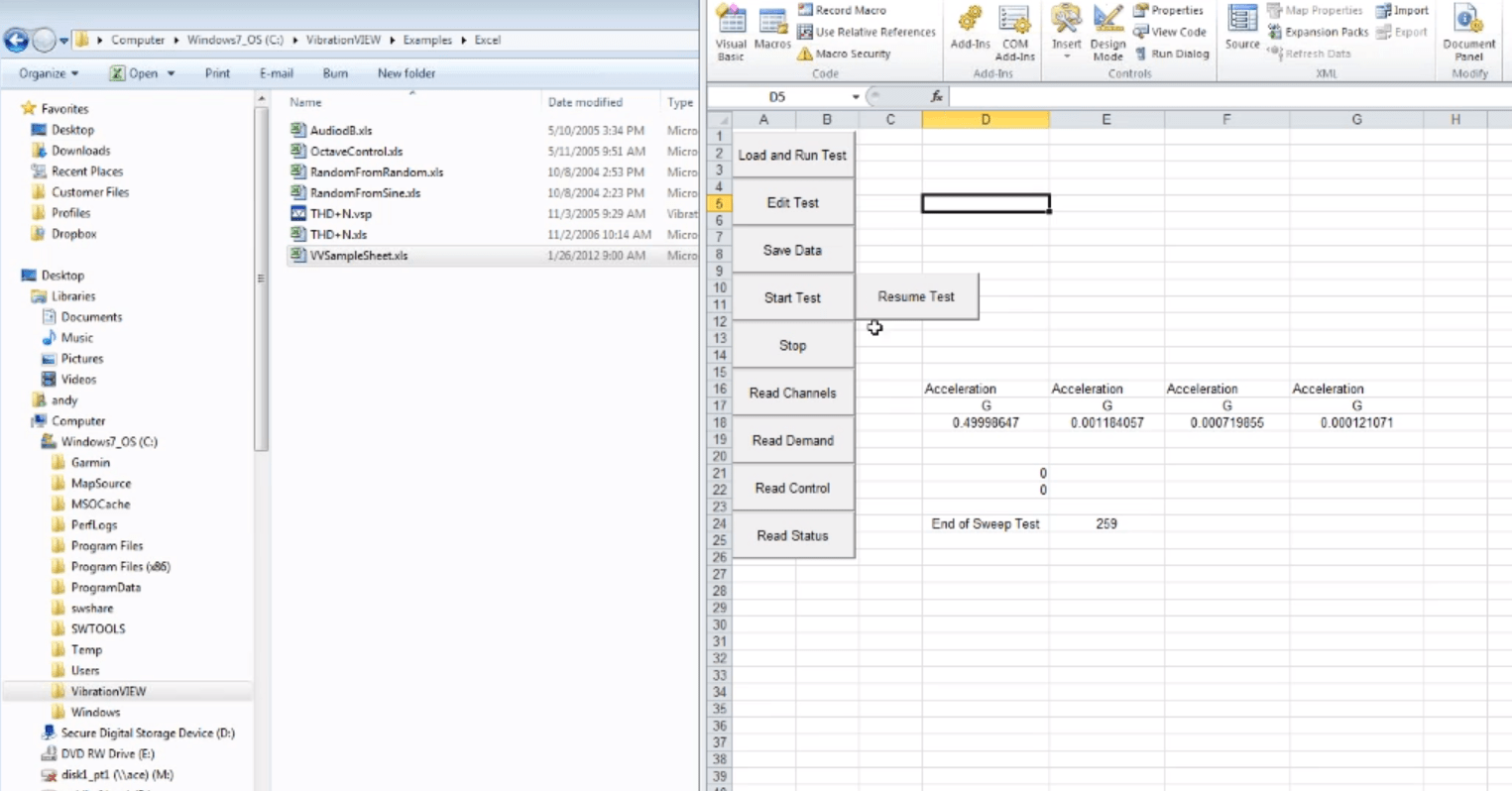 ActiveX functionality in Excel