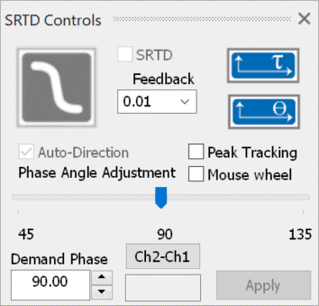 SRTD vibration testing controls