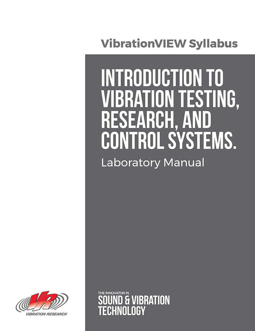 VibrationVIEW Syllabus cover