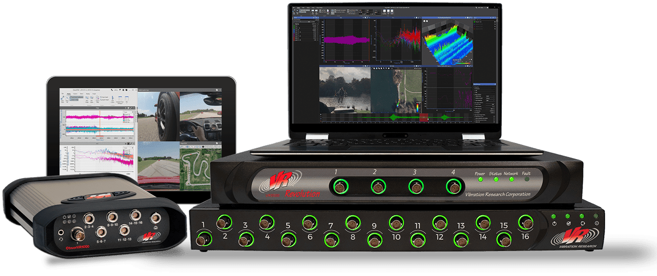 Vibration Research products collage