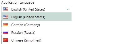 Language selection in ObserVIEW