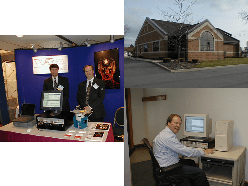 John and Phil Van Baren first trade show, office collage