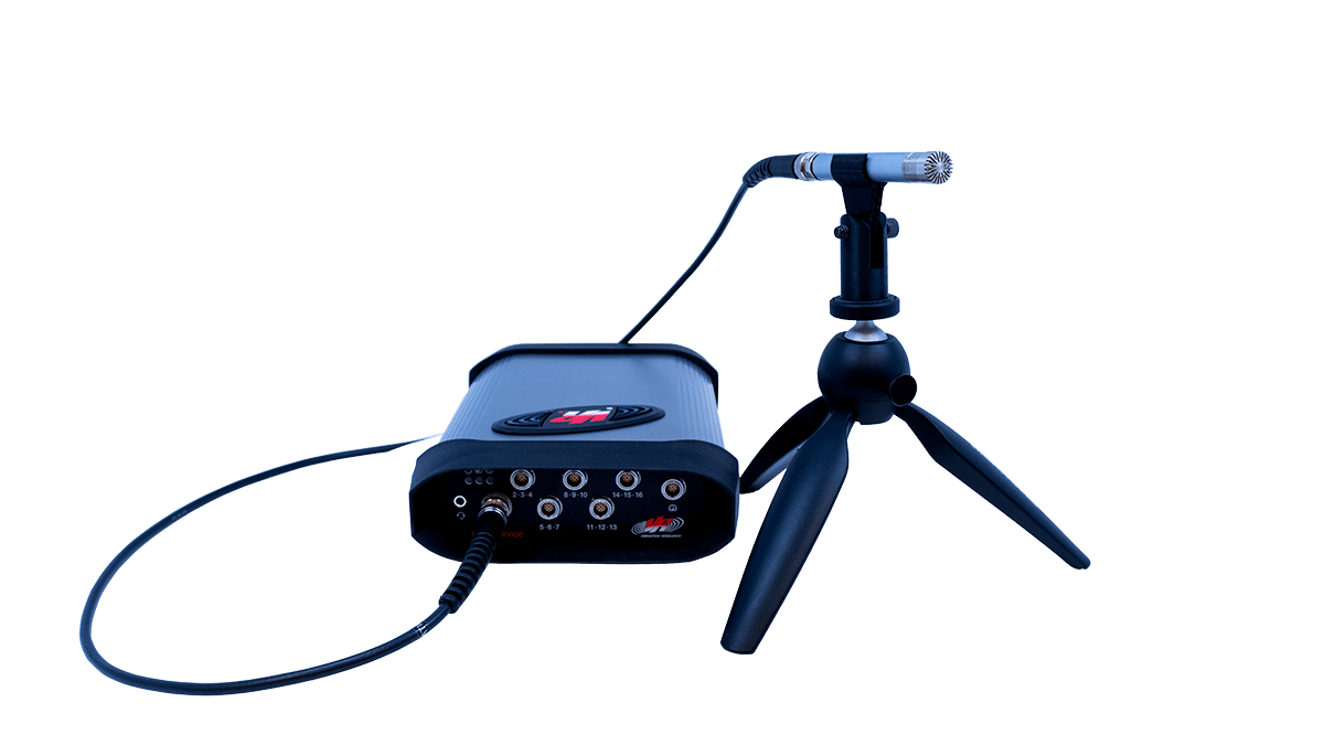 microphone on tripod connected to ObserVR1000