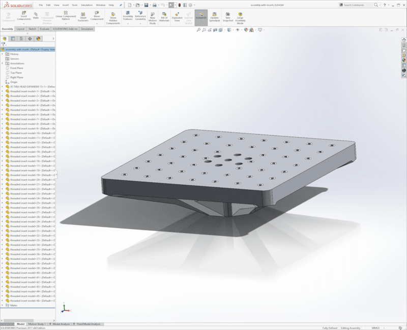 FE model of expander