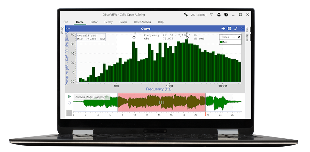 ObserVIEW Octave Analysis