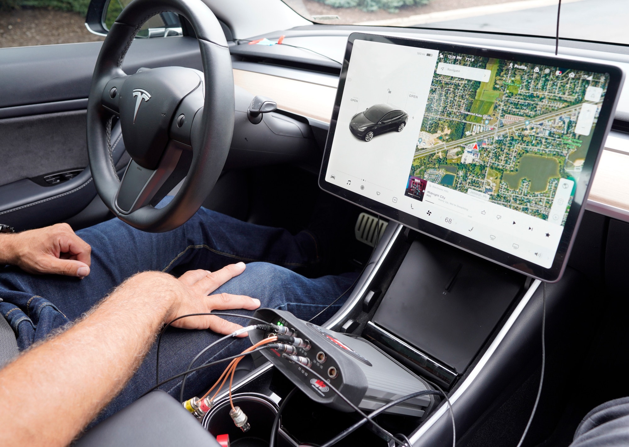 data recording in a tesla