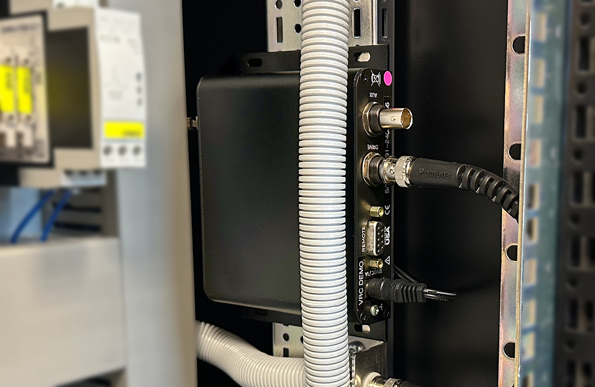 TruDAC mounted on rack