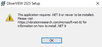 This application requires .NET 8 or newer to be installed.