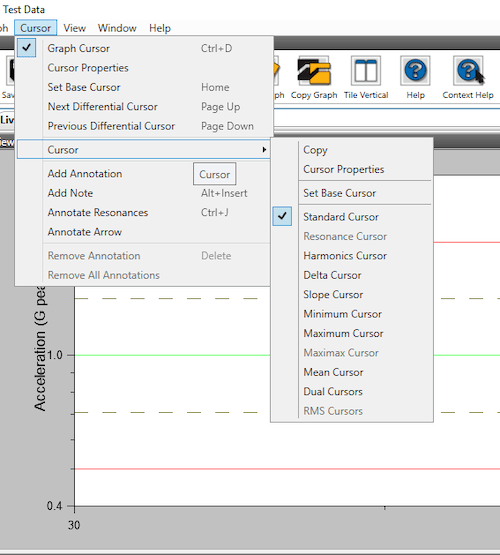 VibrationVIEW Random Test Cursors thumbnail